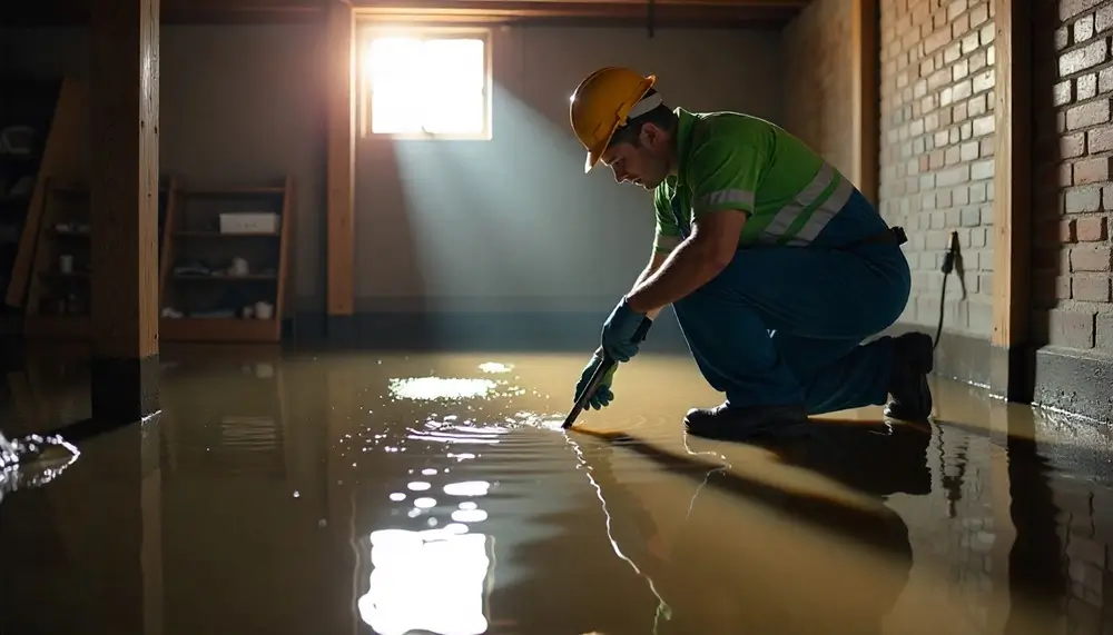 Professional water damage restoration services in Spiceland, IN